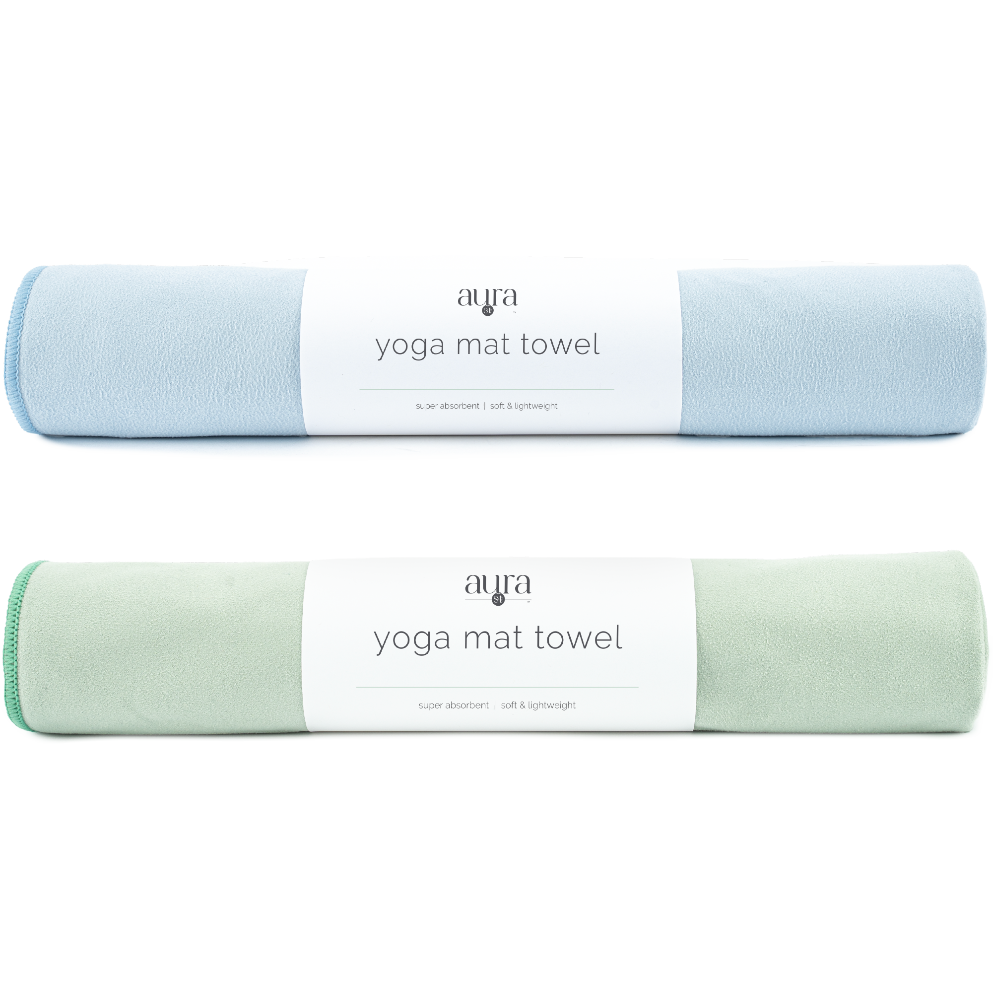 yoga mat towels 2 pack