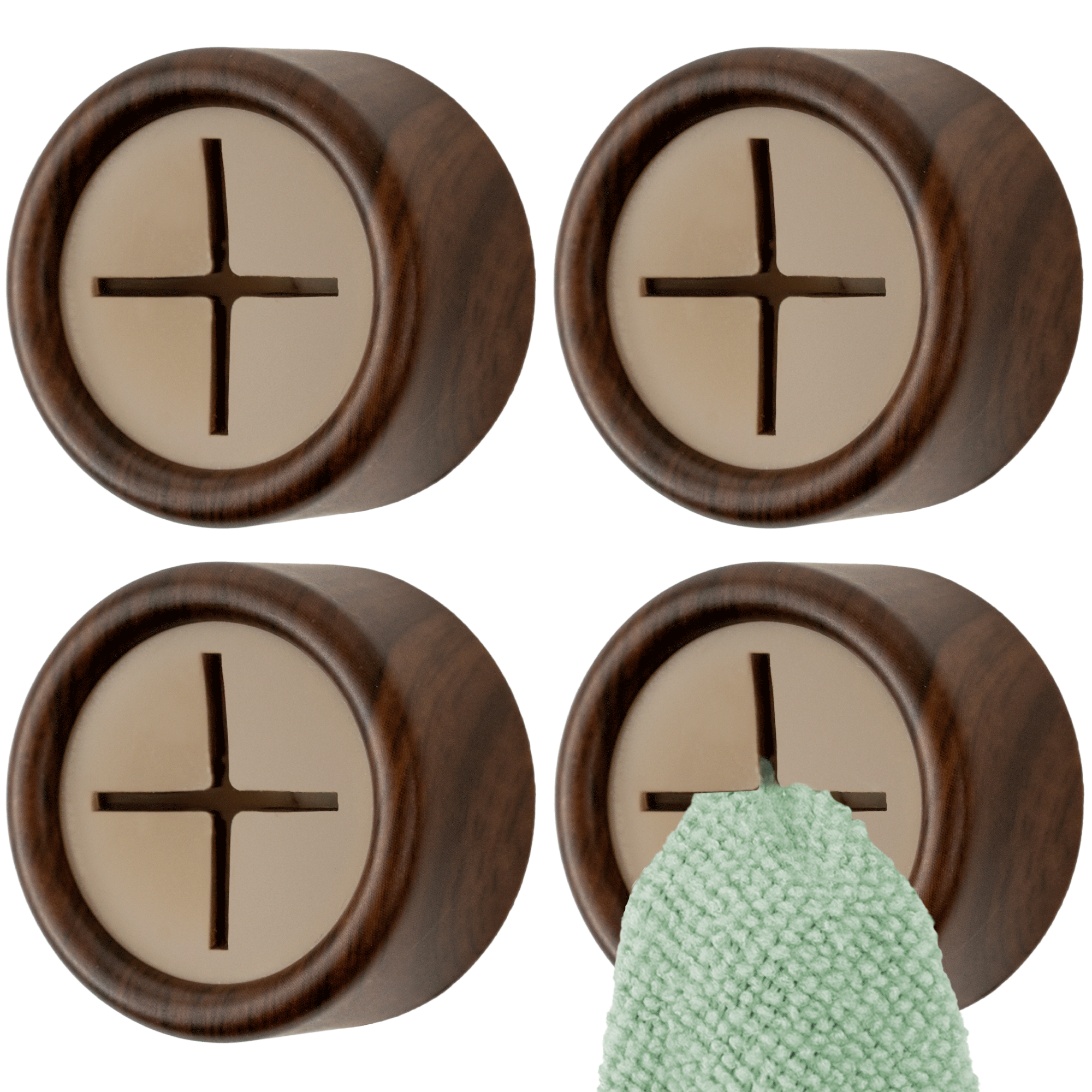 towel push hooks