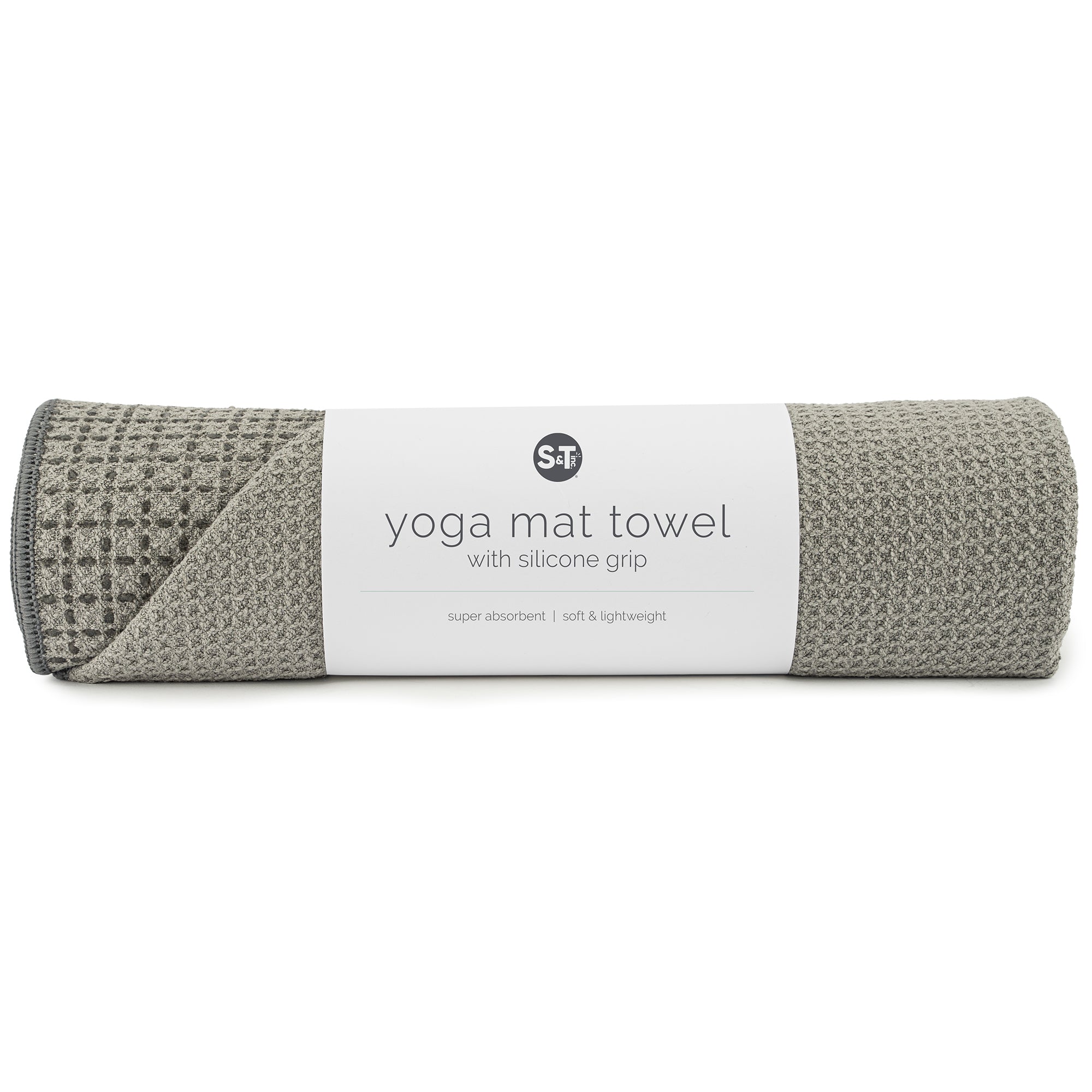 yoga mat towel with silicone grip