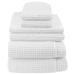waffle bath towel set