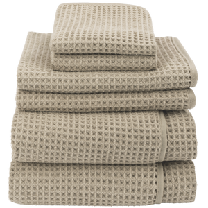 waffle bath towel set