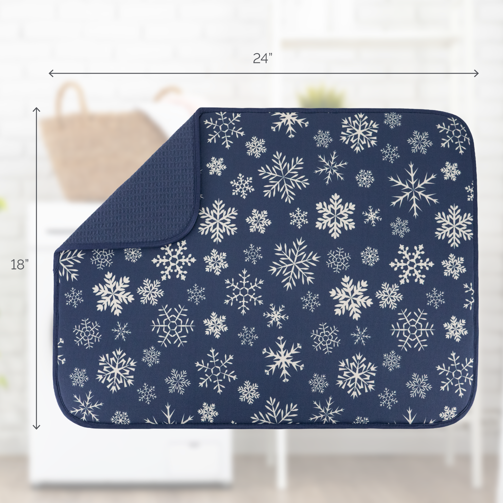 XL honeycomb dish drying mat