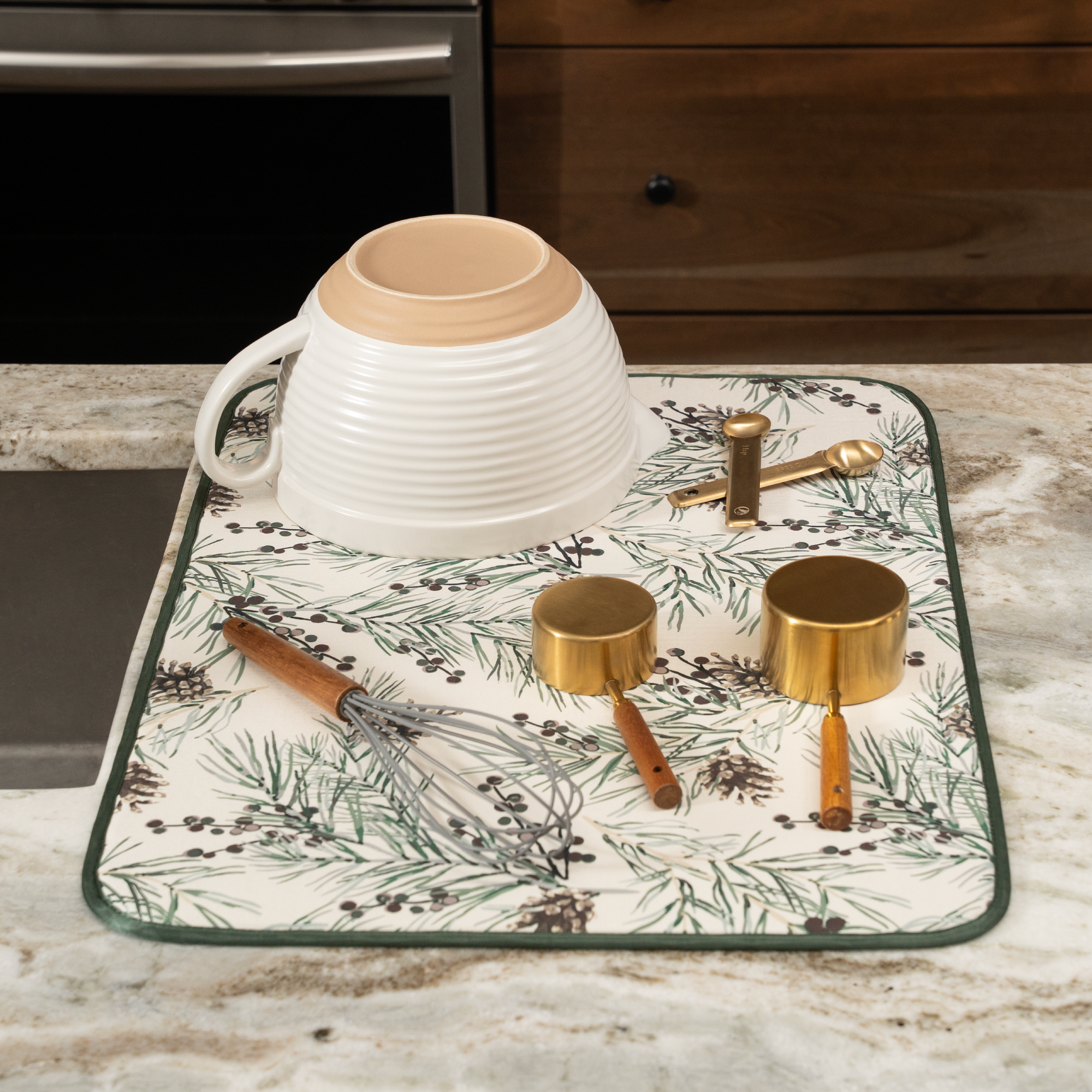 XL honeycomb dish drying mat