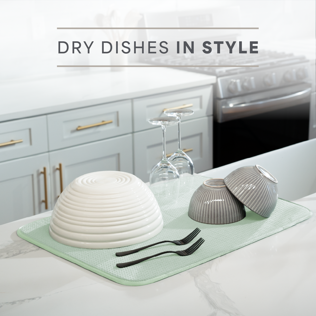 XL honeycomb dish drying mat