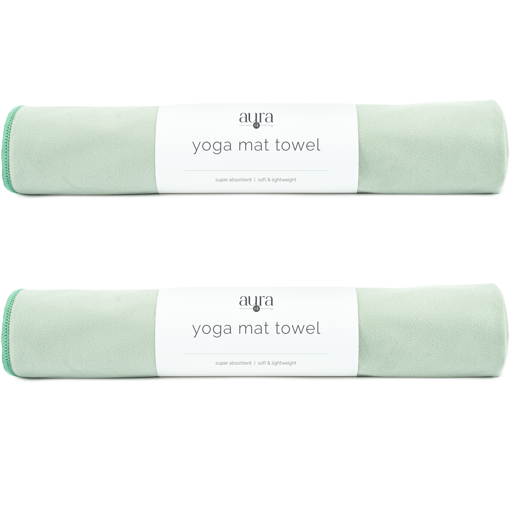 yoga mat towels 2 pack