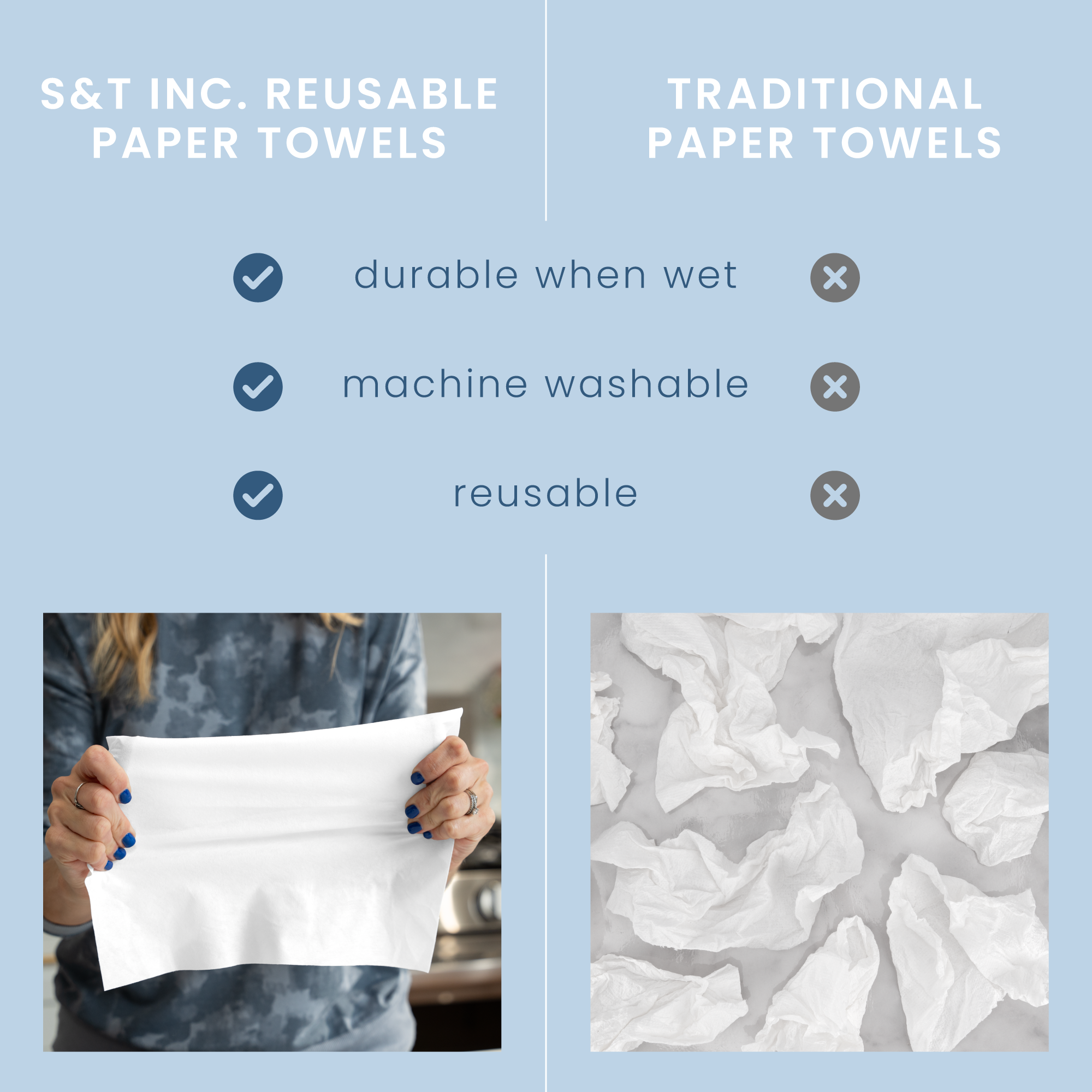 reusable paper towel cloths